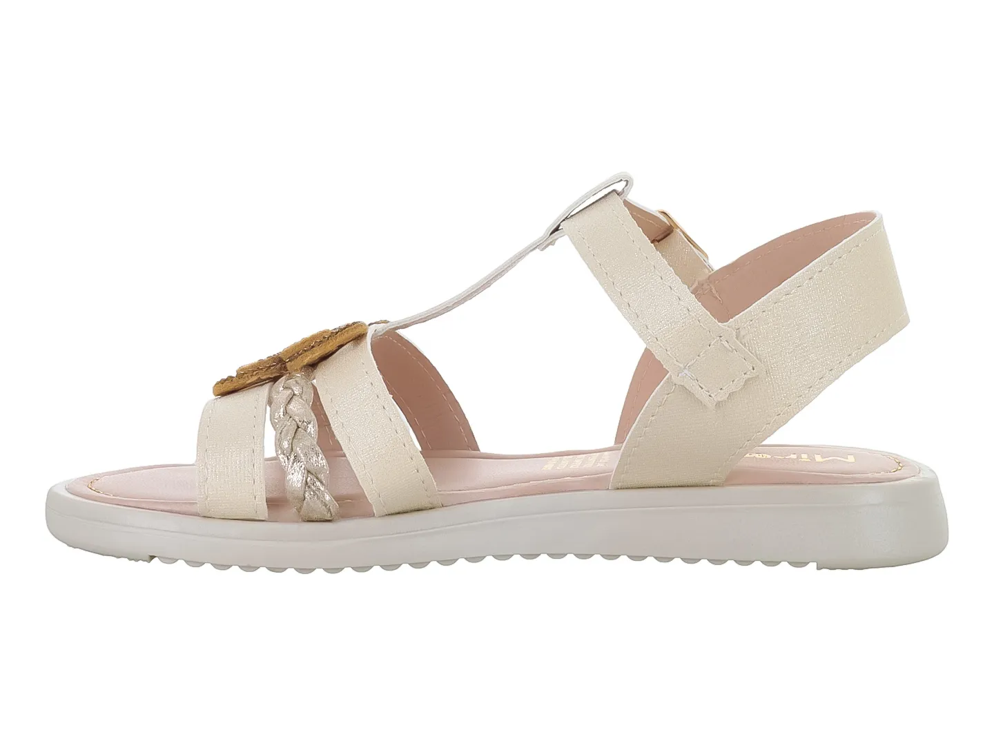 Sandalias Miroslava 1539 Oro Para Niña