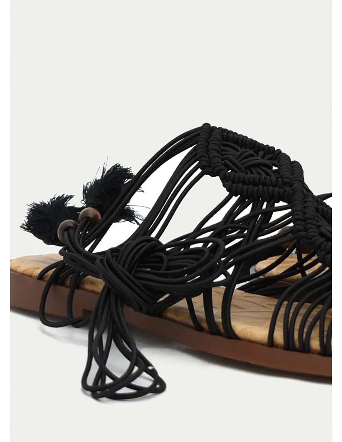 SANDALIAS MUSTANG 53169 NEGRO 