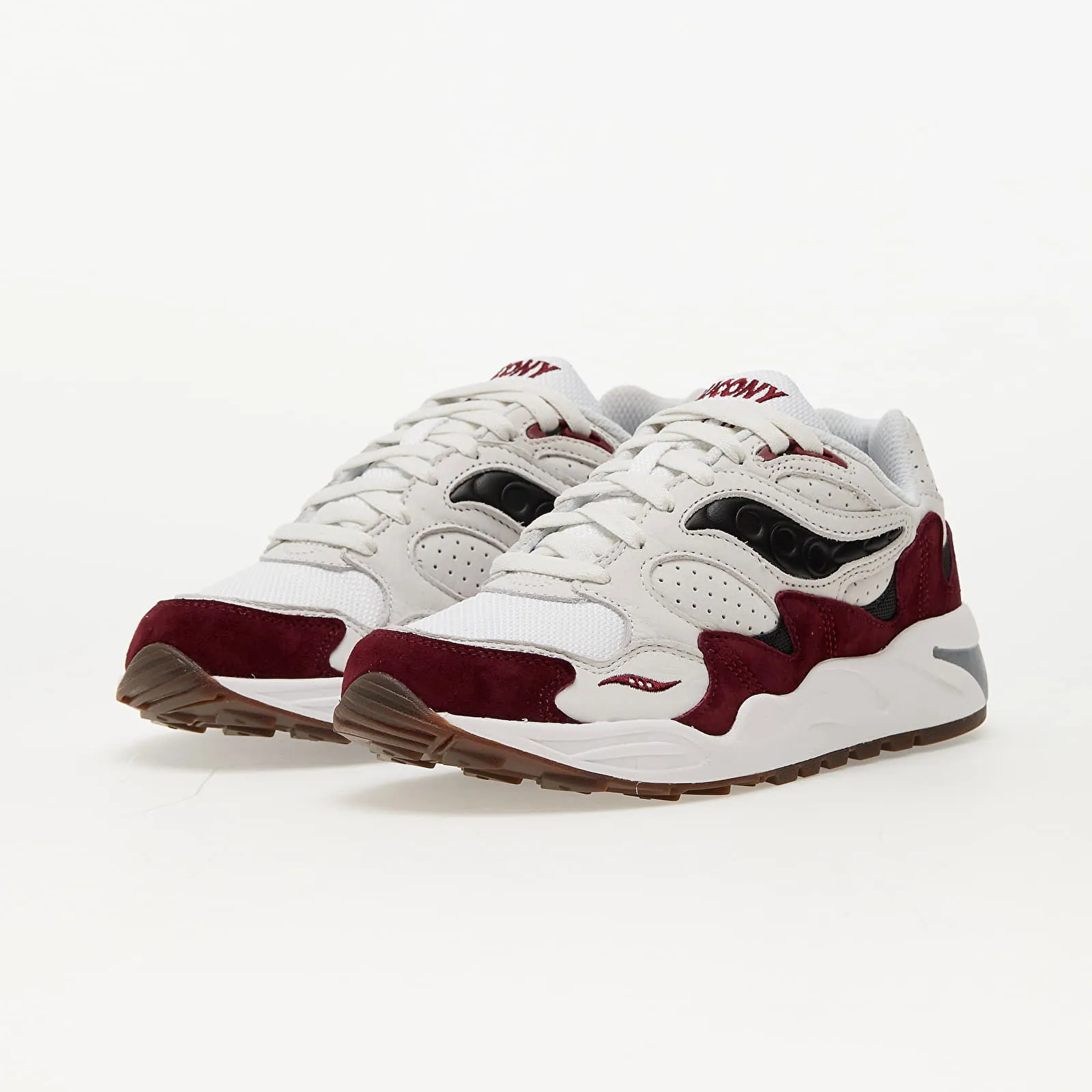 Saucony Grid Shadow 2 Cream/ Red