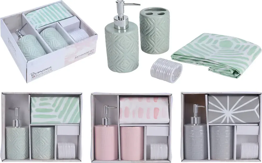 Set de accesorios de baño