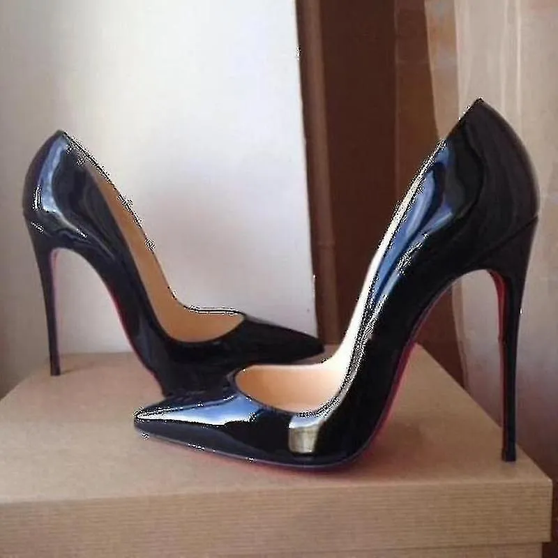 SEXY RED BOTTOM ZAPATOS DE TACóN PARA MUJER  ZAPATOS DE TACóN ALTO DELGADOS CON PUNTA PUNTIAGUDA (6CM / 8CM / 10CM)  PERFECTO 