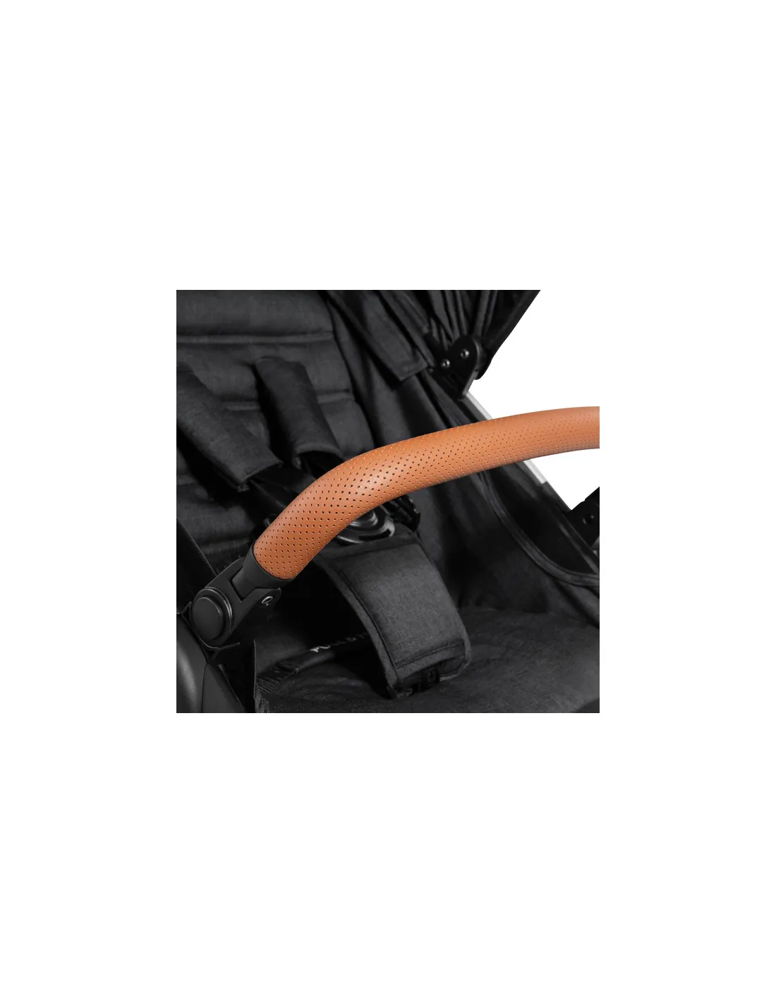 Silla de paseo Uptown negra de Hauck elegante todoterreno