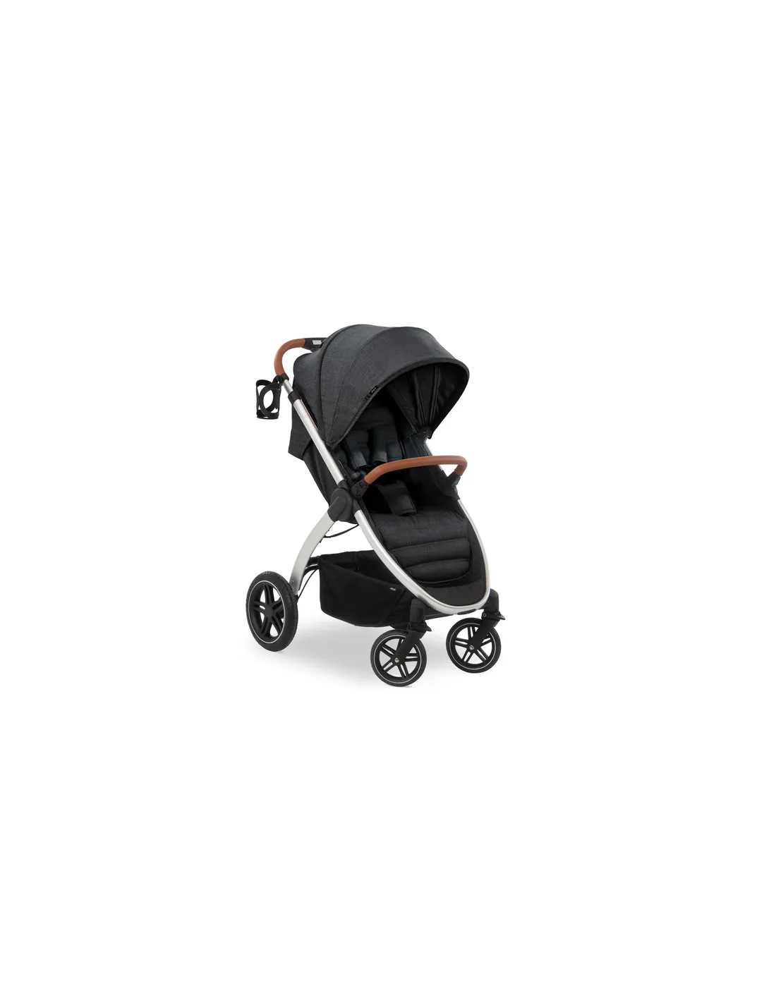 Silla de paseo Uptown negra de Hauck elegante todoterreno