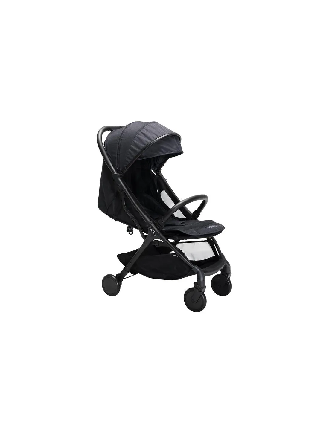 Silla paseo Momi negra licuorice de Tutti Bambini