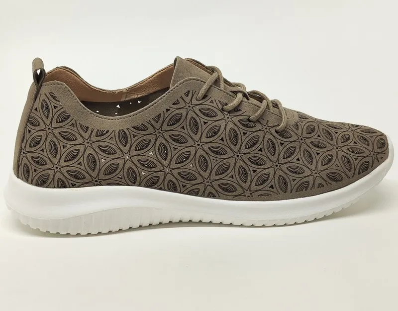Sneakers Tiziana 9370 piel vegana taupe