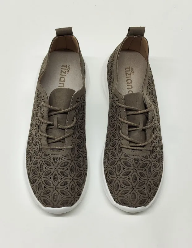 Sneakers Tiziana 9370 piel vegana taupe