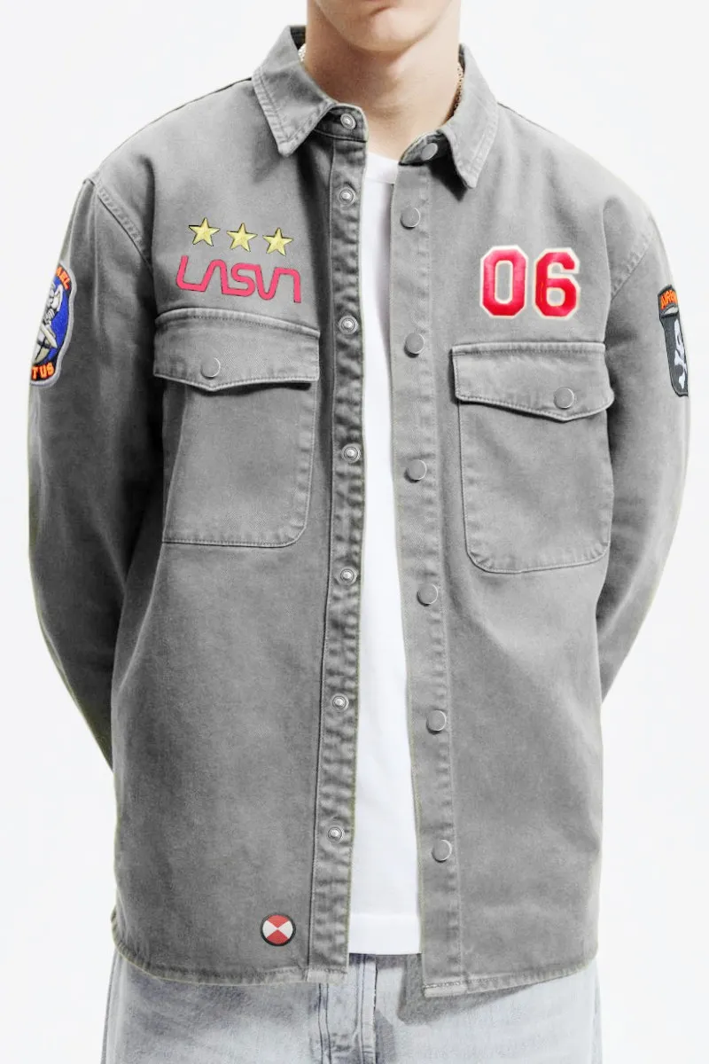 Sobrecamisa de hombre Sant gris