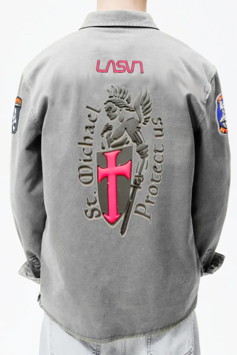 Sobrecamisa de hombre Sant gris