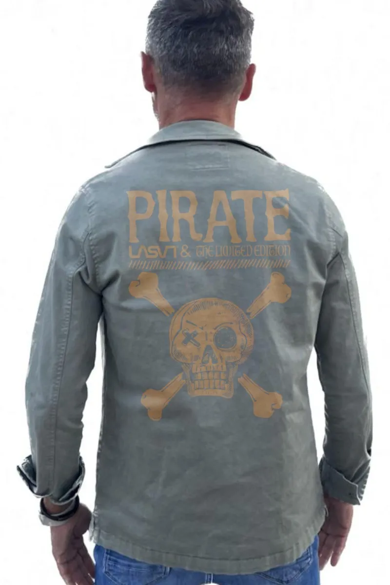 Sobrecamisa de hombre SKULL kaki