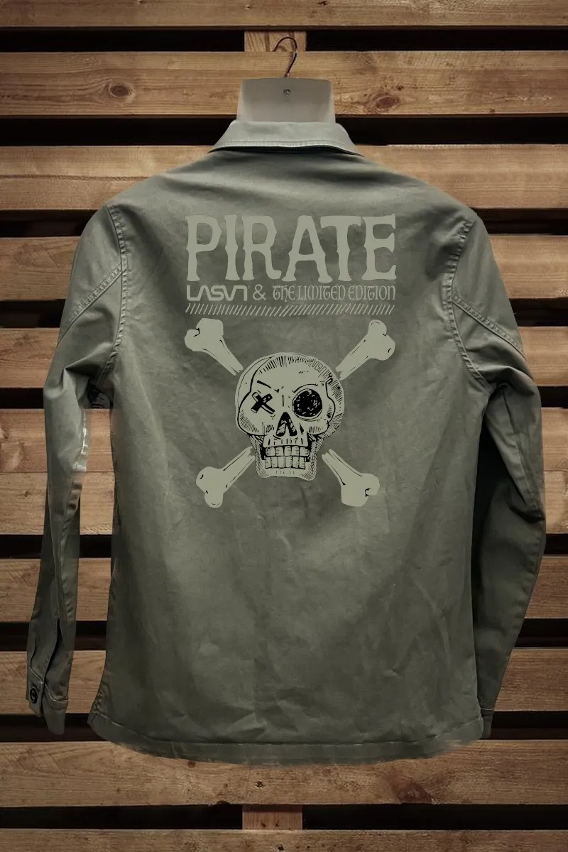 Sobrecamisa de hombre SKULL kaki