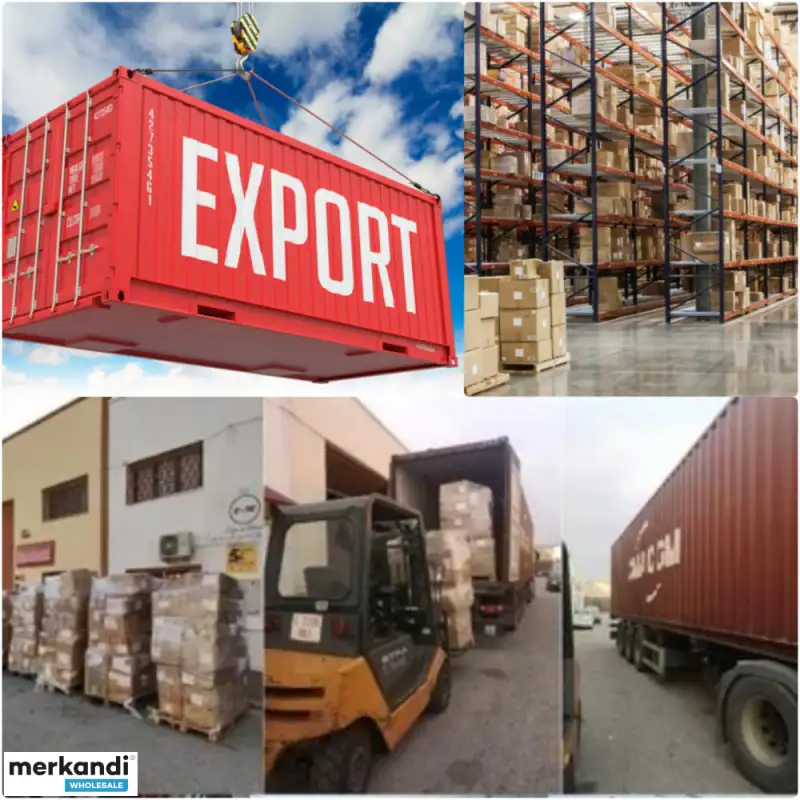 Stock Bazar de Grandes Almacenes Europeos: Camiones Completos y Contenedores de Productos Nuevos con EAN