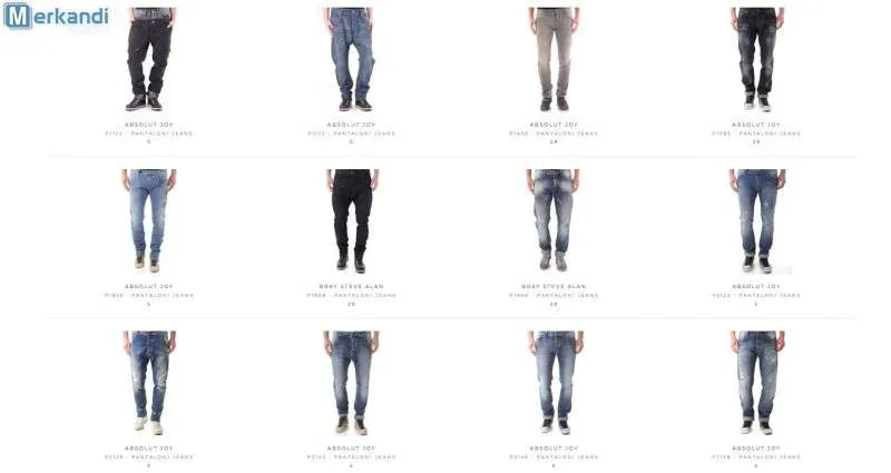 Stock de pantalones tejanos para adolescentes F/W