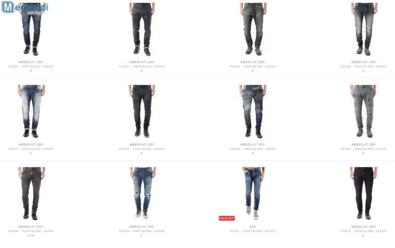 Stock de pantalones tejanos para adolescentes F/W