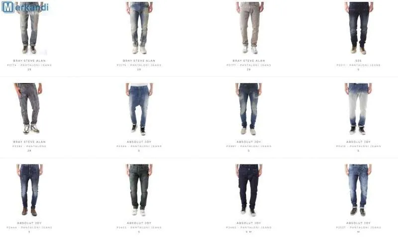 Stock de pantalones tejanos para adolescentes F/W