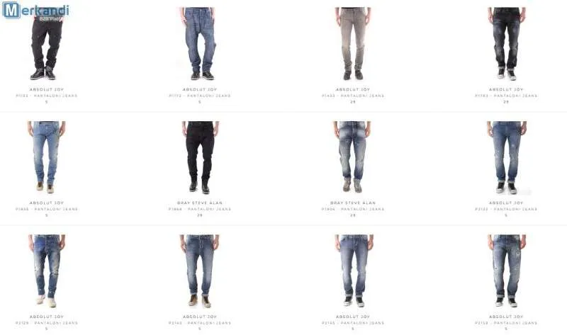 Stock de pantalones tejanos para adolescentes F/W