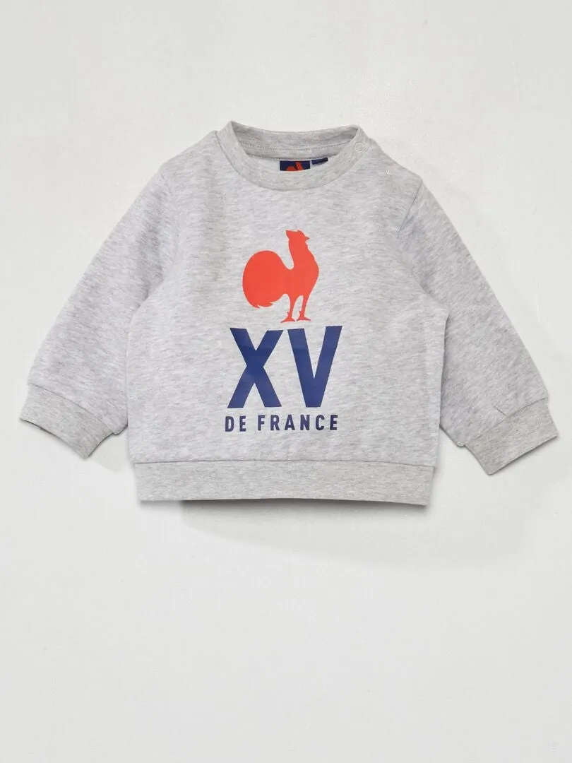 SUDADERA DE CHáNDAL  COLECCIóN 'FRANCE RUGBY'  GRIS