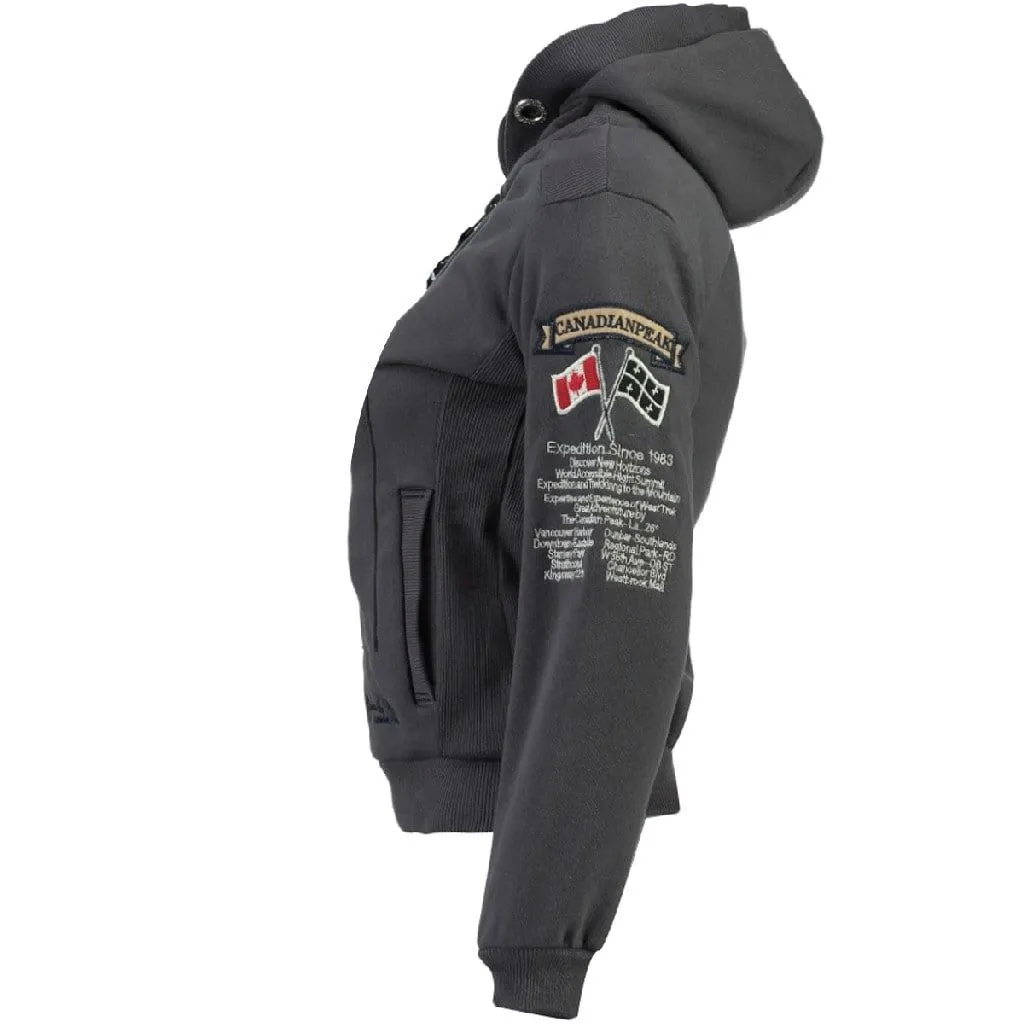 SUDADERA DE HOMBRE GALAPAGOS GRIS.OSCURO