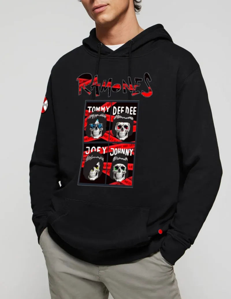 Sudadera de hombre RAMONES negra