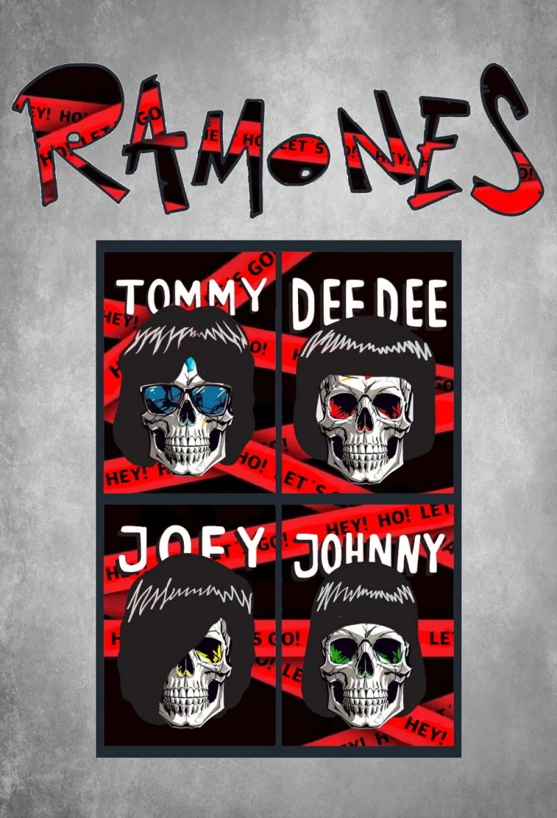 Sudadera de hombre RAMONES negra