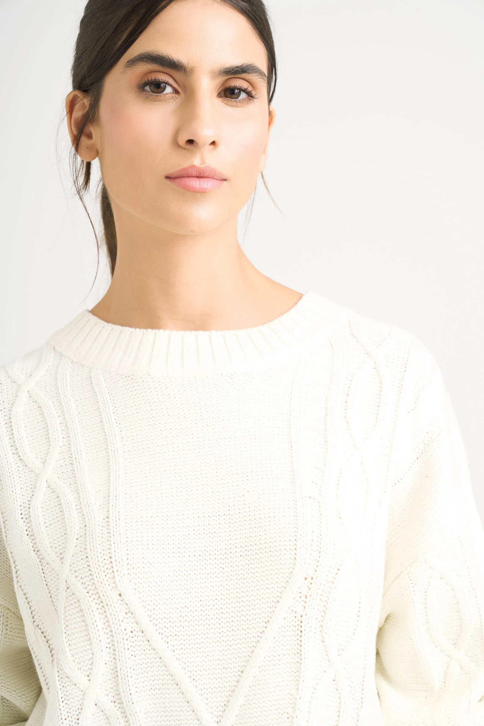 Sweater tejido Layla para mujer efecto resinado
