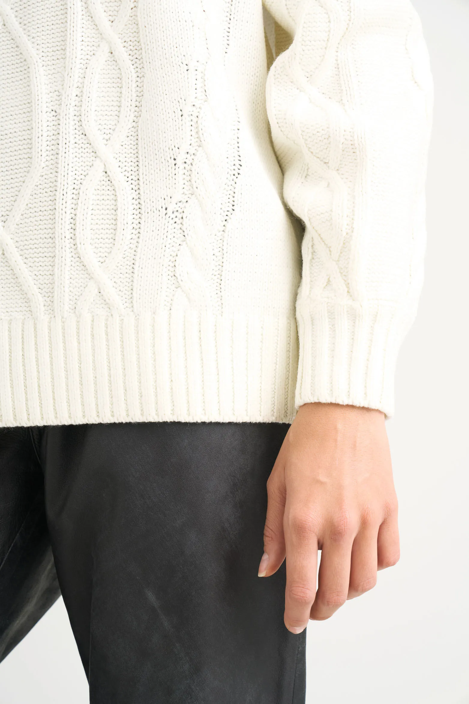 Sweater tejido Layla para mujer efecto resinado