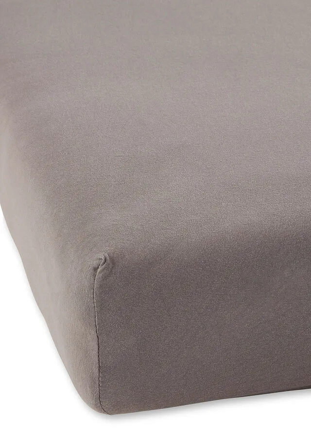 Sábanas bajeras de punto de primera calidad taupe