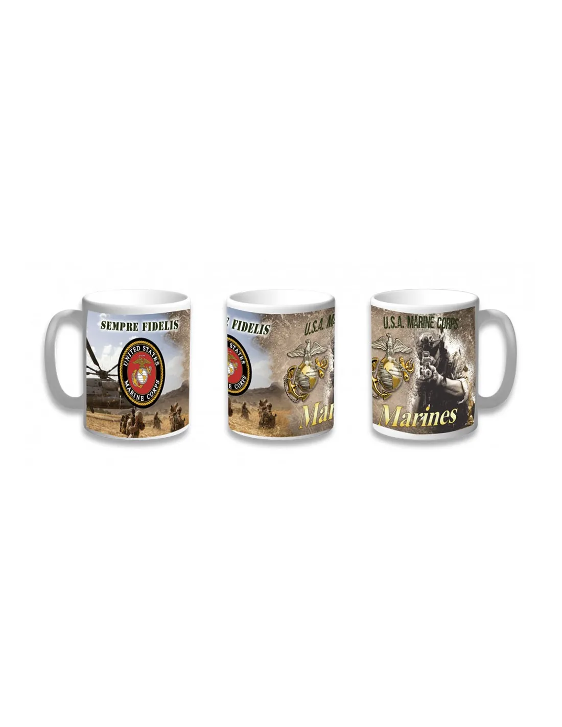 Taza Cerámica U.S.A. Marine Corps, Sempre Fidelis