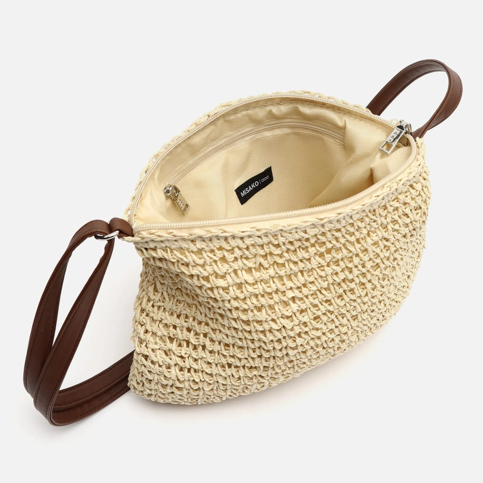 Tilly bolso bandolera efecto rafia