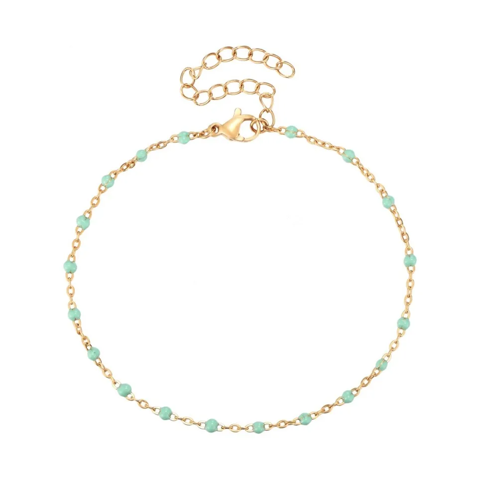 Tobillera Noah Mint Oro