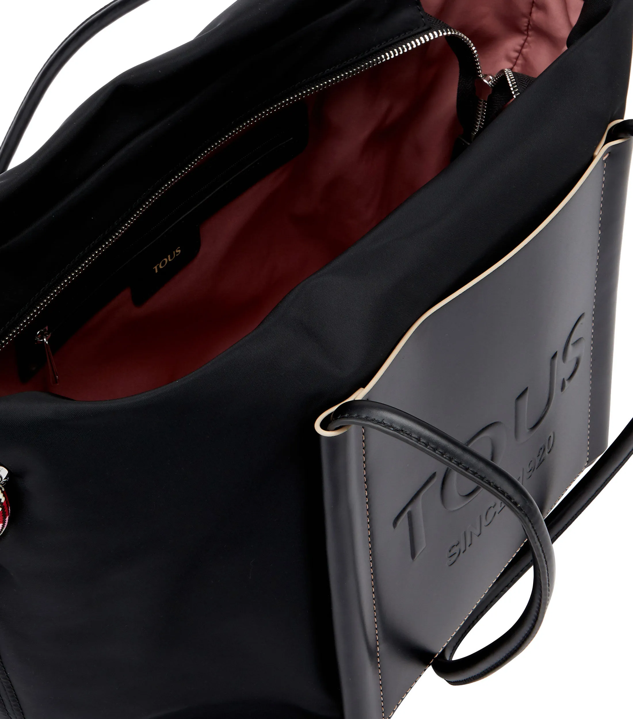 Tous Bolso Tote Extra grande negro Empire Mujer