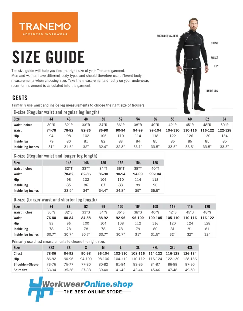TRANEMO WORKWEAR 591092 ROPA INTERIOR CALZONCILLOS BóXER FR