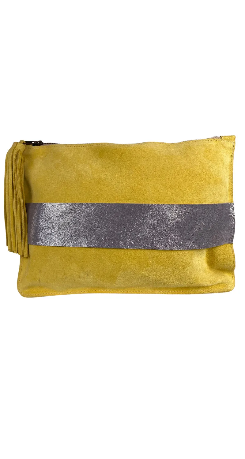 VAN PALMA Estuche Amarillo Bordado