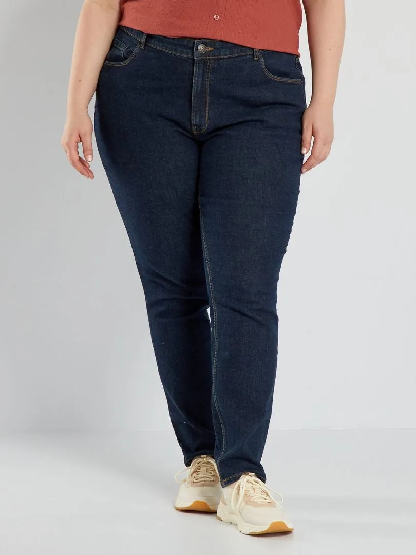 VAQUERO SLIM DE TALLE ALTO  L32  AZUL