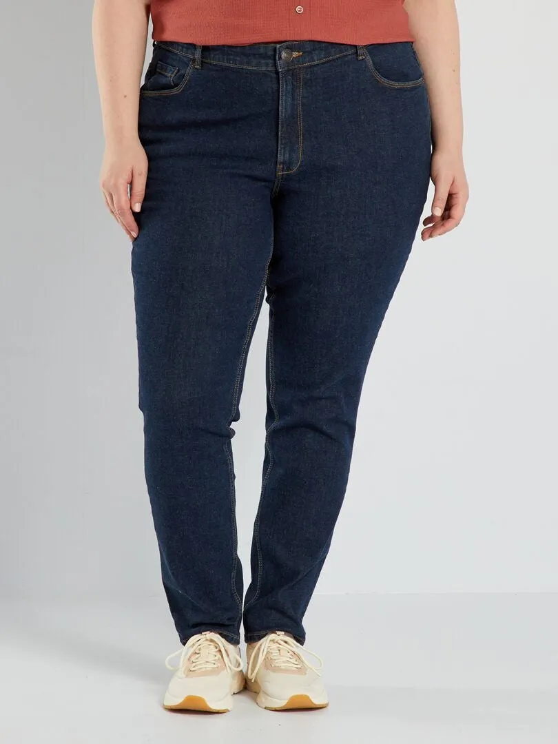 VAQUERO SLIM DE TALLE ALTO  L32  AZUL