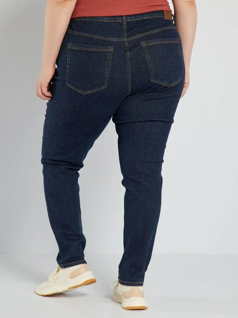 VAQUERO SLIM DE TALLE ALTO  L32  AZUL