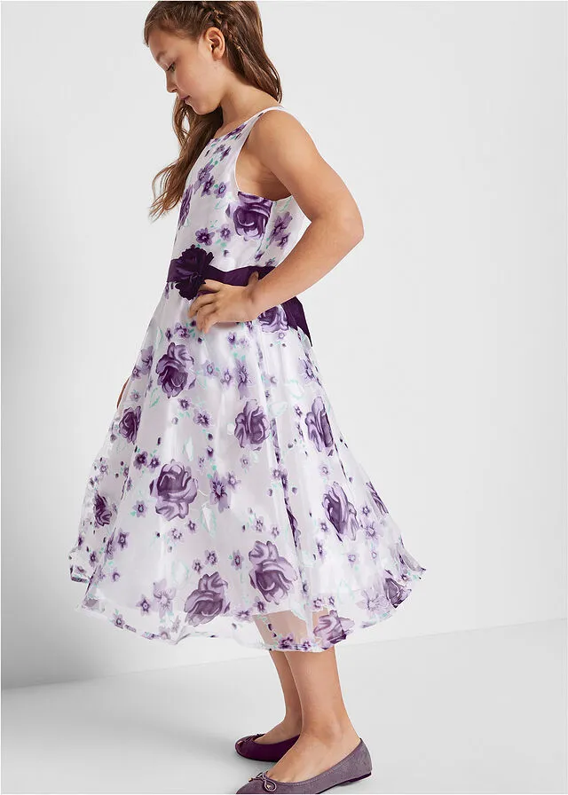 VESTIDO DE FIESTA PARA NIñAS LILA CLAROLILA OSCURO