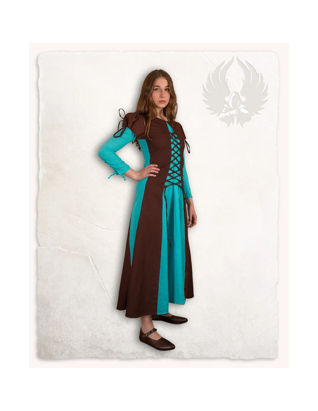 Vestido medieval para adolescentes modelo Rebecka (168 cm.)
