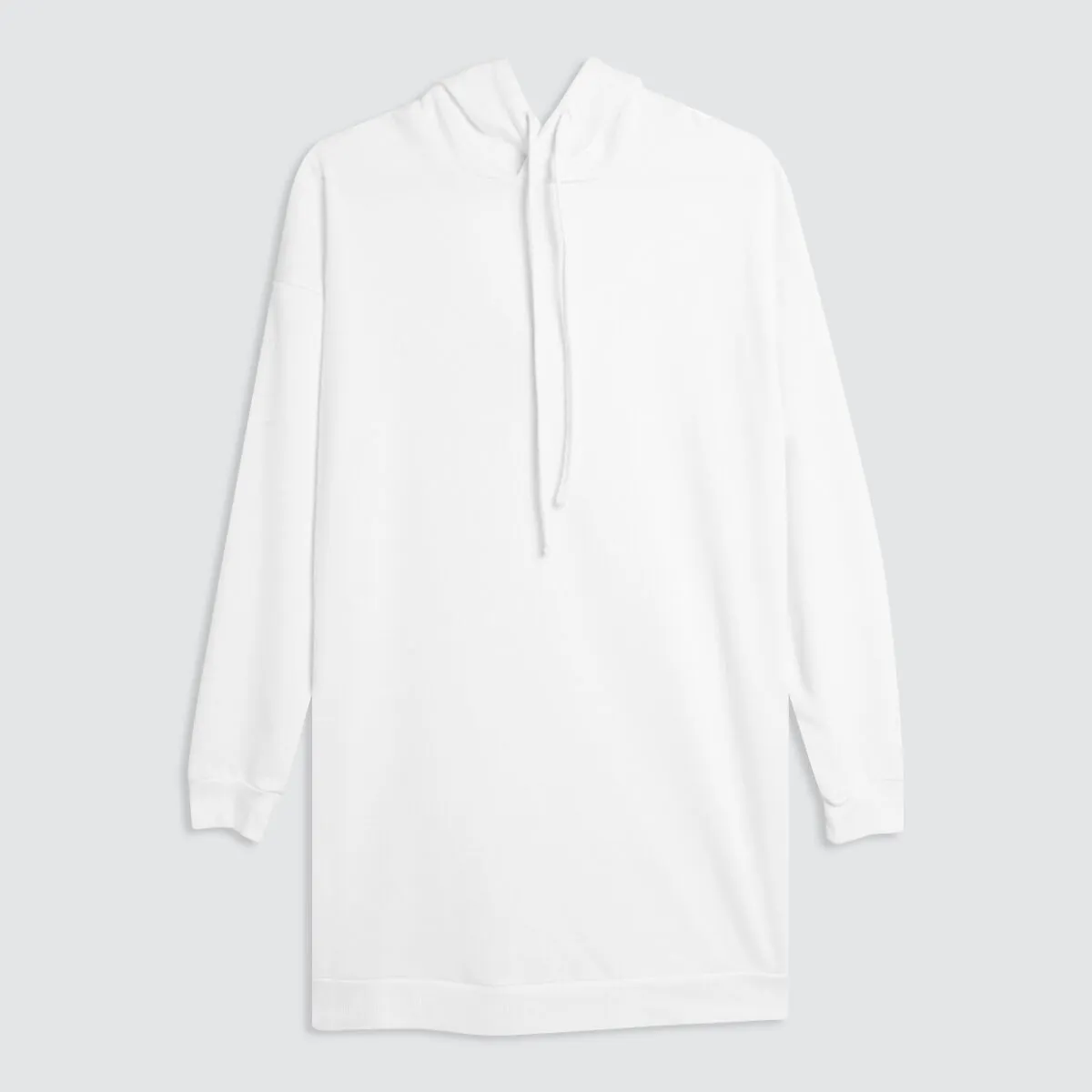Vestido Para Mujer Hoodie Unicolor
