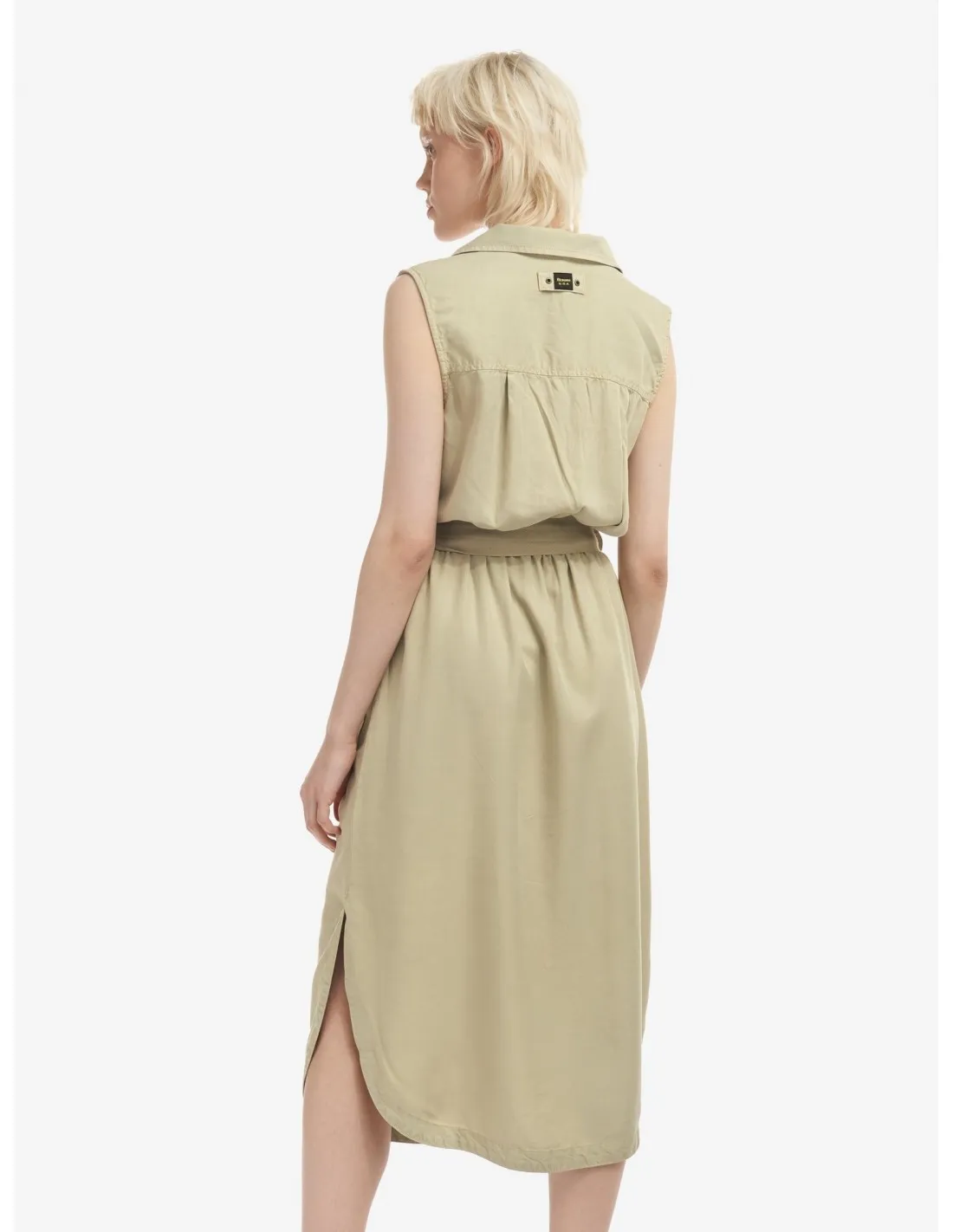 Vestido Sin Mangas Khaki