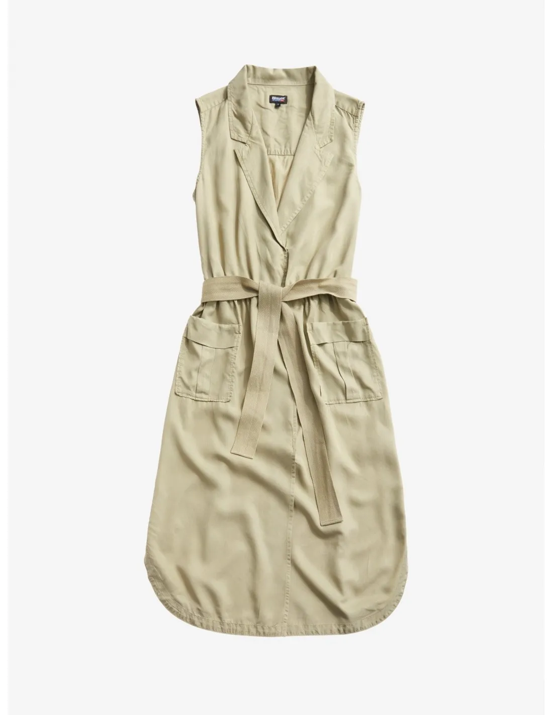 Vestido Sin Mangas Khaki