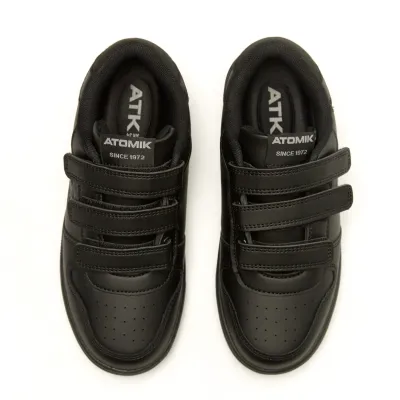 ZAPATILLA ATOMIK PRINCETON C TOTAL BLACK ABROJO ESCOLAR
