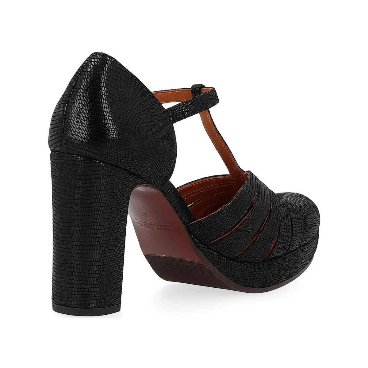 Zapato de tacón  Yeilo negro
