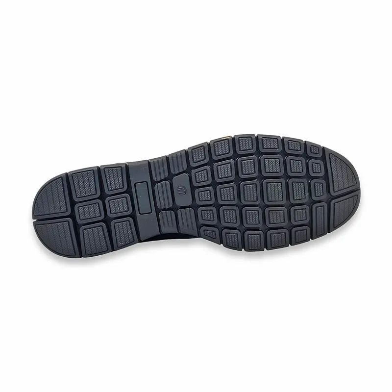 Zapatos Cómodos Hombre Piel Talla Grande Plantilla Extraíble 13361 Negro, de Dj Santa