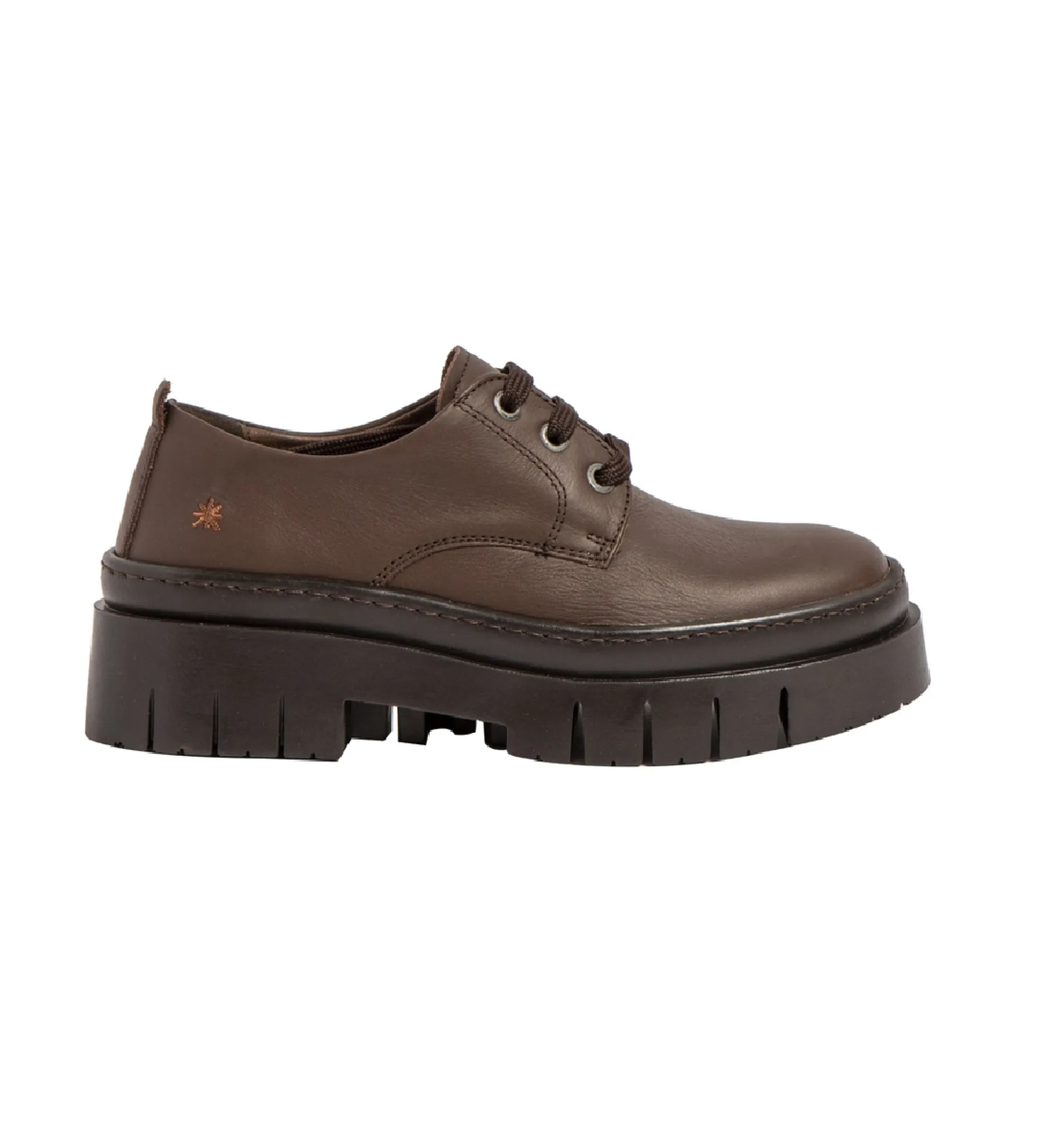 ZAPATOS DE PIEL 1952 AMBERES MARRóN ALTURA TACóN 5CM