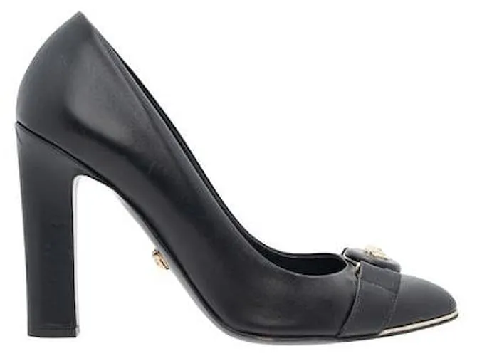 Zapatos de tacón negros de Versace 