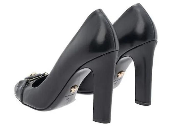Zapatos de tacón negros de Versace 
