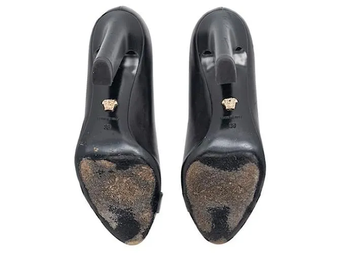 Zapatos de tacón negros de Versace 