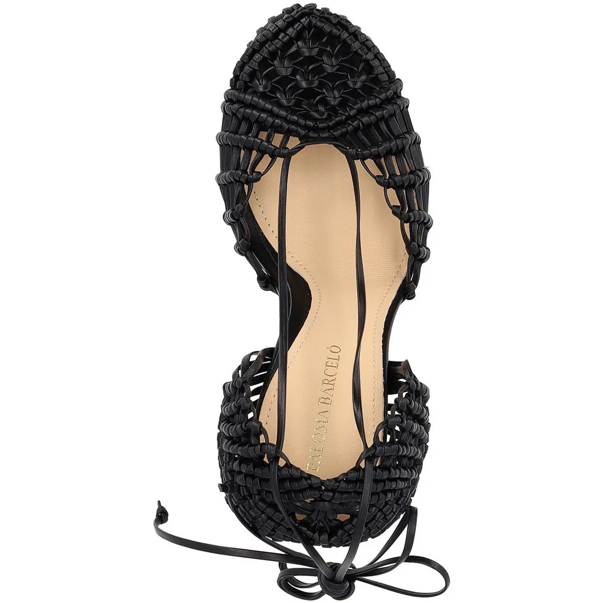Zapatos de tacón Paloma Barcelo Chieko en tejido negro