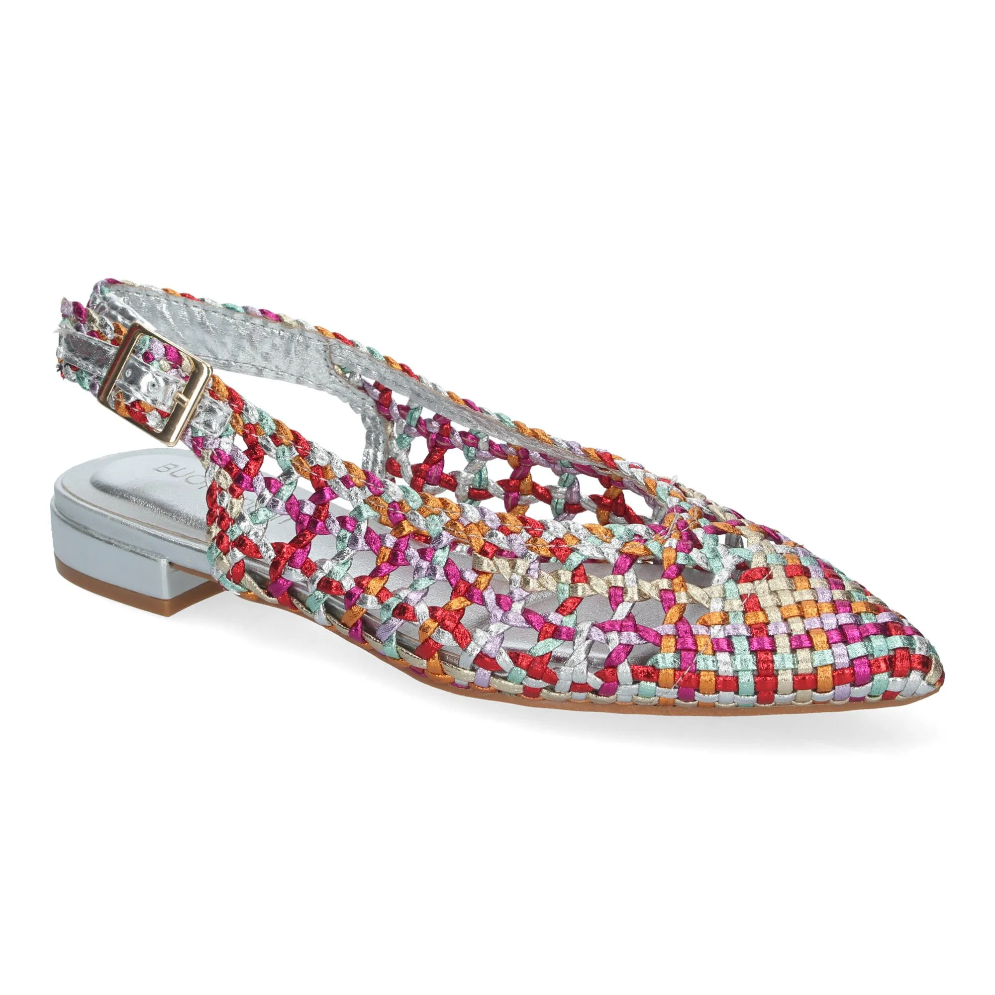 ZAPATOS DE TACóN PARA FIESTA MUJER PLATEADOS Y MULTICOLOR GZ2Q2