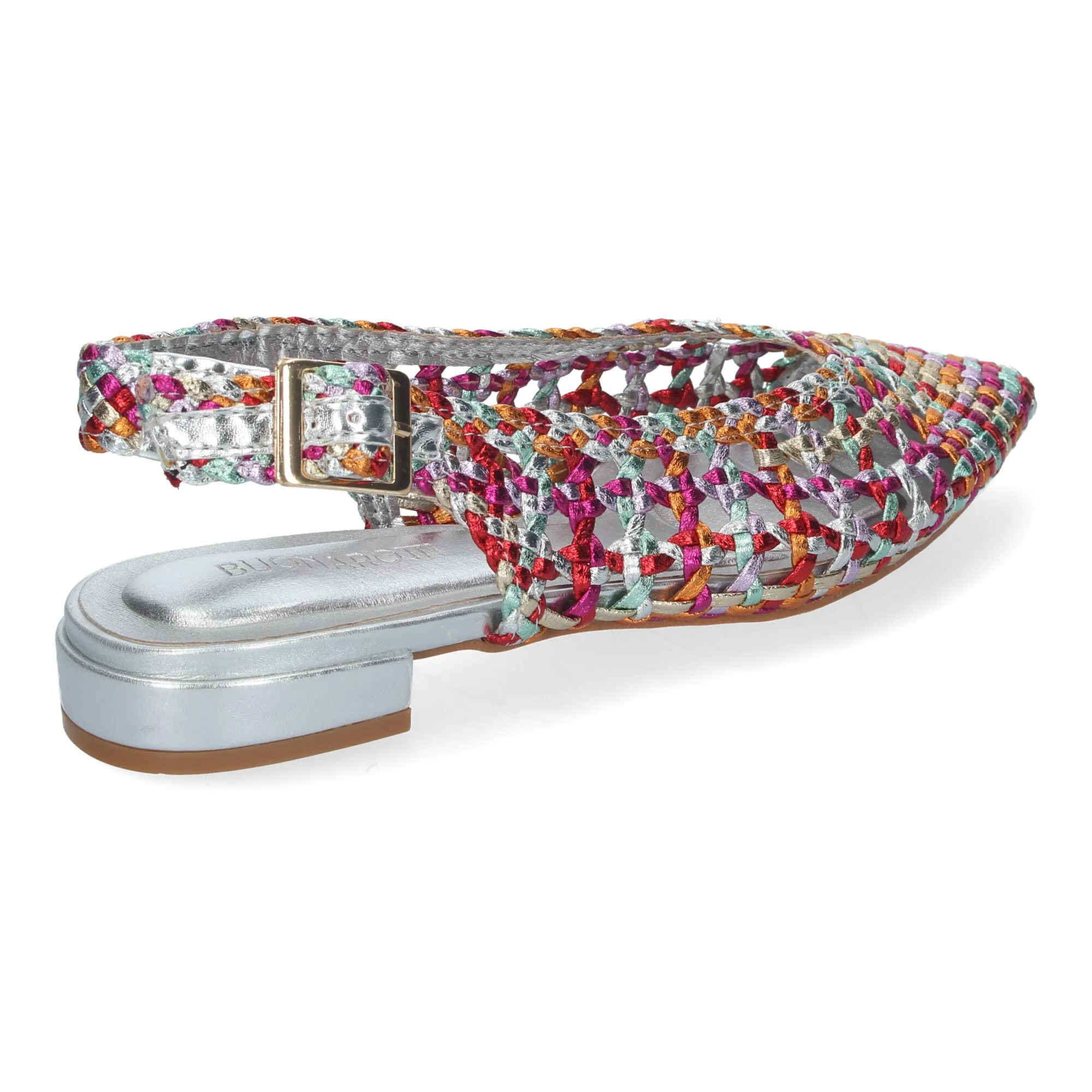 ZAPATOS DE TACóN PARA FIESTA MUJER PLATEADOS Y MULTICOLOR GZ2Q2